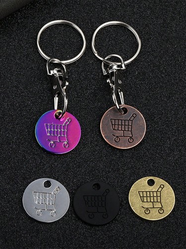5pcs shopping trolley coin - 5pcs,