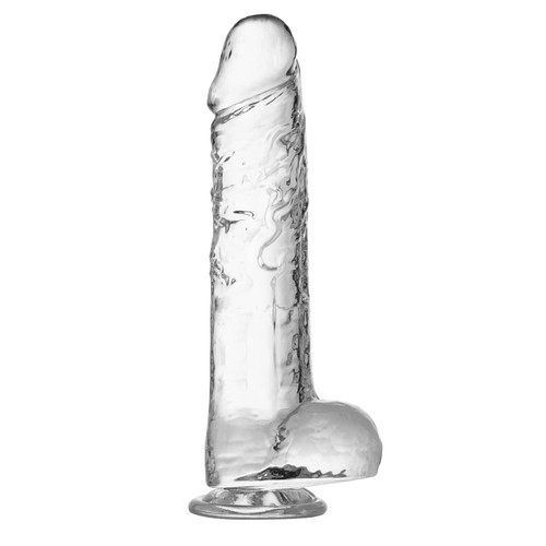 Realistic clear dildo - 8",