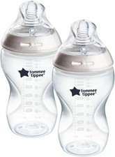 Tommee Tippee Natural Start Anti-Colic Baby Bottle, 340ml, 3+ months, Pack of 2