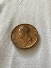 WELLINGTON WATERLOO 1815 GEORGE P REGENT COMMEMORATIVE COIN MEDAL