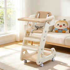 Rolling Baby High Chair