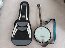 Washburn Americana Series B9 5-String Resonator Banjo - Plus Strap & Carry Case