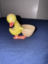 Vintage yellow duck egg cup