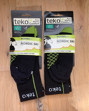 Kids Nordic Ski Socks Black