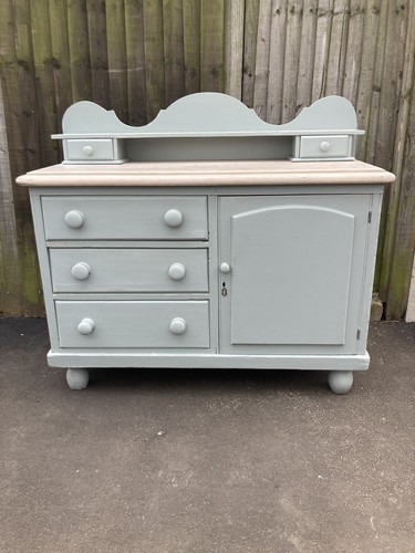 Victorian antique pine painted - victorian,