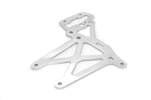 Rear upper plate silver - rear,