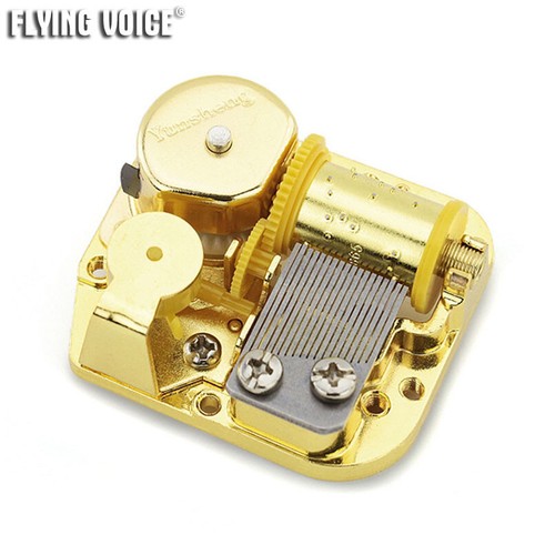 Gold alloy musical movement - alloy,