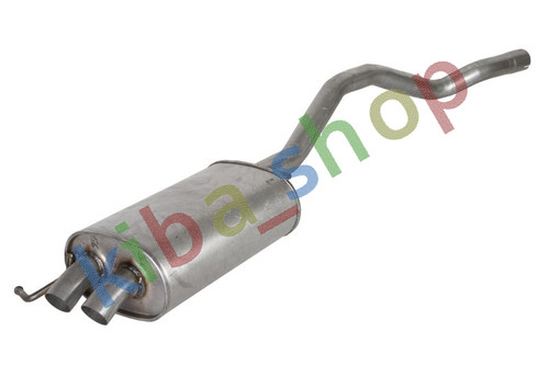 Exhaust system rear silencer - system,