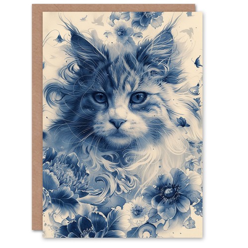 Birthday card cat lover maine - cat,