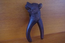 VINTAGE  ANRI BLACKFOREST CARVED WOOD  GRIZZLY  BEAR  NUTCRACKER
