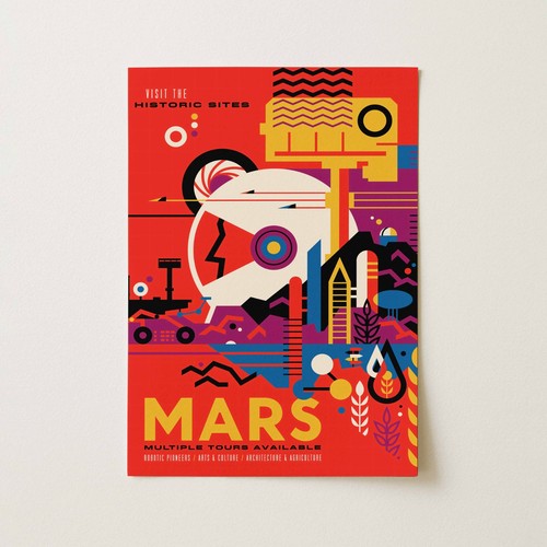 Nasa jpl mars poster - jpl, –