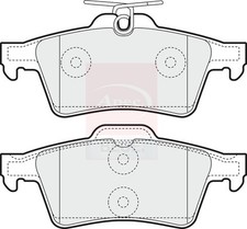 Brake Pads Set fits JAGUAR XF