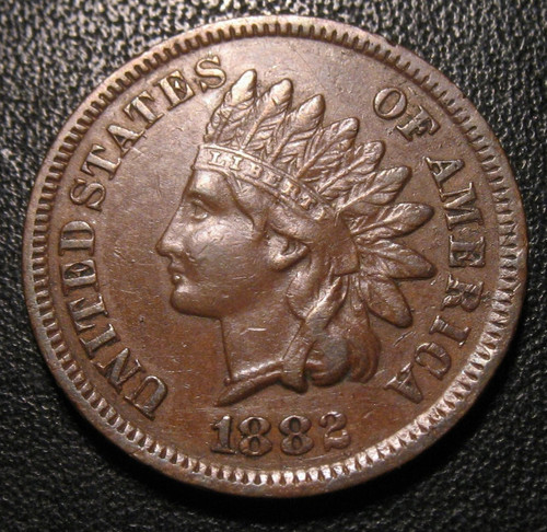 1882 indian head cent penny - 1882,