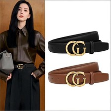 Genuine Leather Black Women's