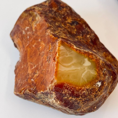 Raw baltic amber stone - raw,