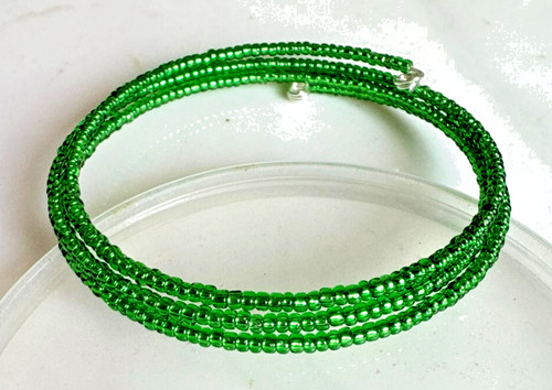 Coil green coloured silver - green,