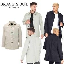 Brave Soul Mens Black Button