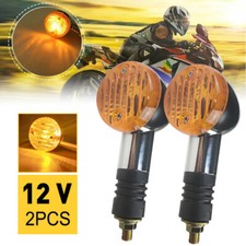 Pair LED Amber Motorcycle Turn