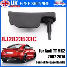 For Audi TT MK2 2007-2014 black bonnet release handle RHD 8J2823533C 4PK