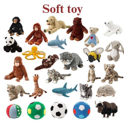 Ikea soft toys - toys, stuffed
