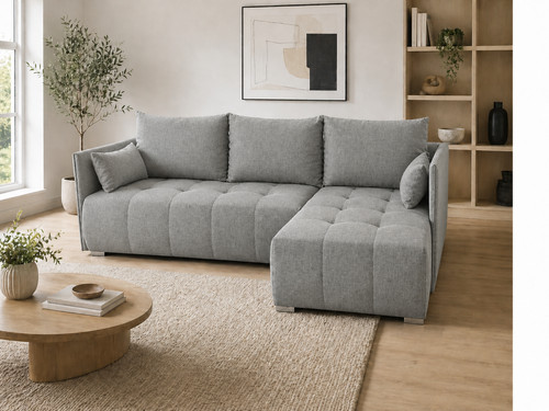 Corner sofa bed with - with, storage