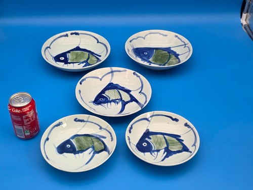 Blue green chinese koi - 5, &