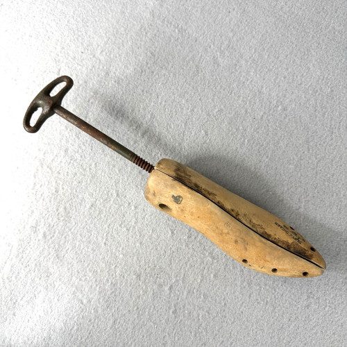 Vintage wooden shoe - wooden, stretcher