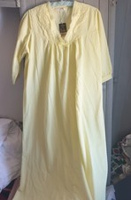 Vtg 60s Lemon Nightdress Sz L