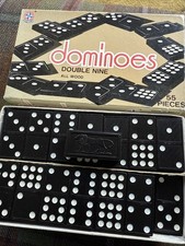 Vintage Double Nine Wooden