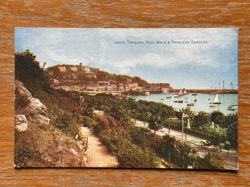 Antique torquay devon - devon, postcard
