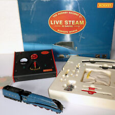 Hornby R1041 LNER Blue 4-6-2 'Mallard' Live Steam Loco + accessories – See Desc