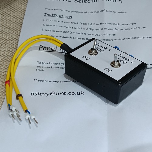 Dcc controller selector - dcc/dc, controller/selector