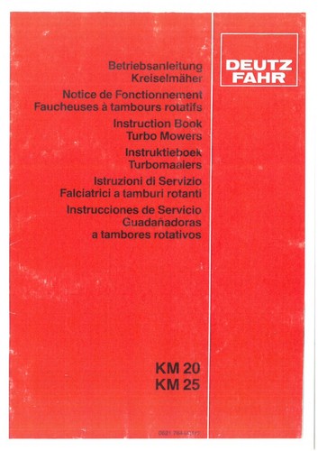 Deutz fahr km20 km25 turbo - deutz,