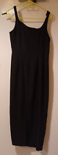 Debut black long sleek evening dress size  14 formal parties