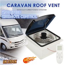 12V 10 Speeds RV Roof Vent Fan