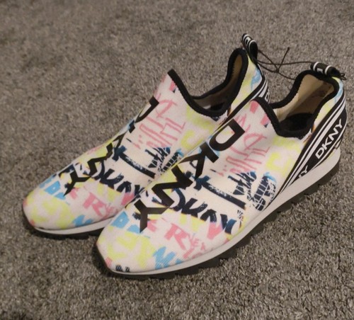 Dkny graffiti slip trainers - graffiti,