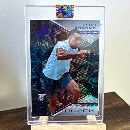 Panini black 2023 brian branch - black,