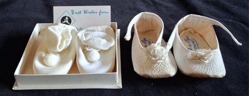 Two pairs white vintage - two, of