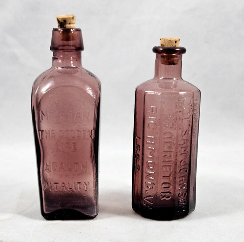Small purple glass - 2,