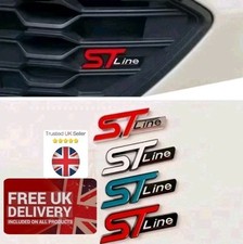 FORD ST Line Front Rear Boot Tailgate Badge For Ford Focus Fiesta Mondeo Kuga