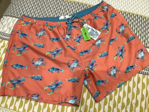 Fat face fish swim shorts - fish,