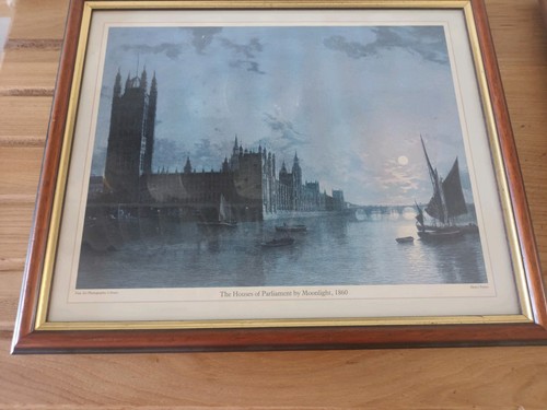 Framed print the houses - framed, of