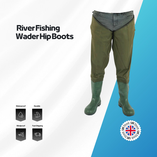 Pvc fishing wader hip boots - wader,