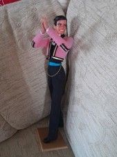 Vintage Spanish Male Flamenco Dancer 10.5" High Pink Bolero Chiclana