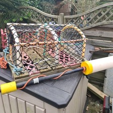 Lobster Crab Cray Fish Pot Coastal,or Pub Garden Feature 