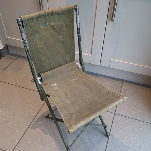 Military canvas folding chair - military,