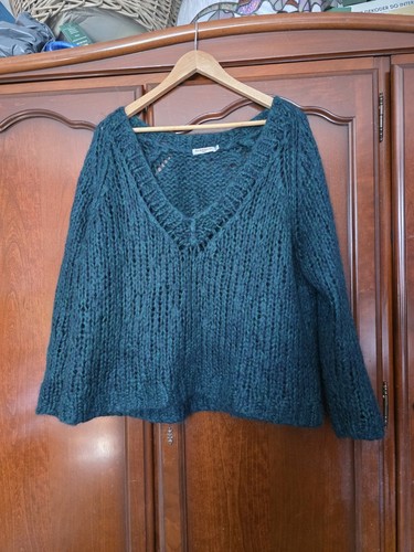 Green mohair blend jumper - jumper, by
