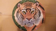 Franklin Mint Eye of the Tiger 3D Sculptured Limited Edition Collector Plate