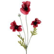 Artificial Silk Flowers Single Stem Bouquet Floral Arrangements Memorial