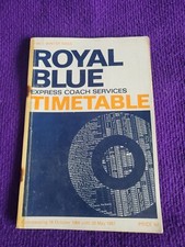 ROYAL BLUE EXPRESS WESTERN SOUTHERN NATIONAL OMNIBUS COACH BUS TIMETABLE 1966-67